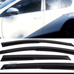 Fits 13-18 Toyota RAV4 XA40 MUG Style Window Visors Rain Sun Guard Deflector