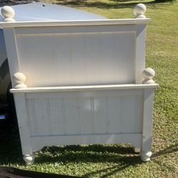 Twin bed Frame And Nightstand 