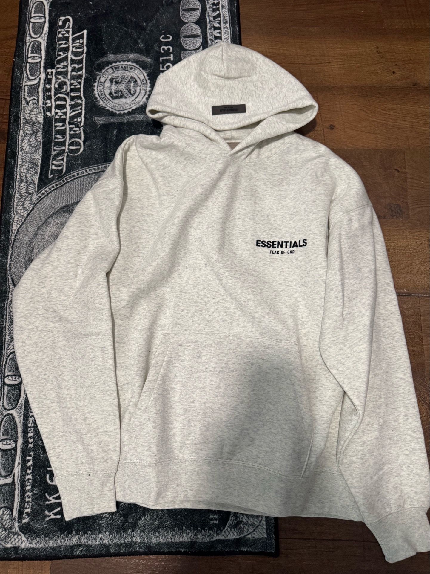 Essentials light oat hoodie
