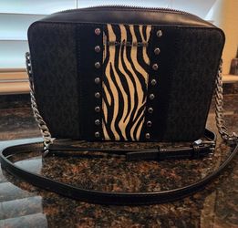 Michael Kors Zebra Print Crossbody Bag