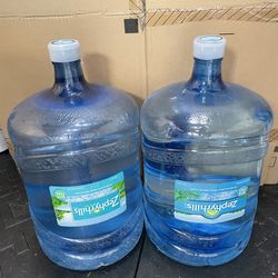 Full Zephyrhills 5-Gallon Water Jugs (2)