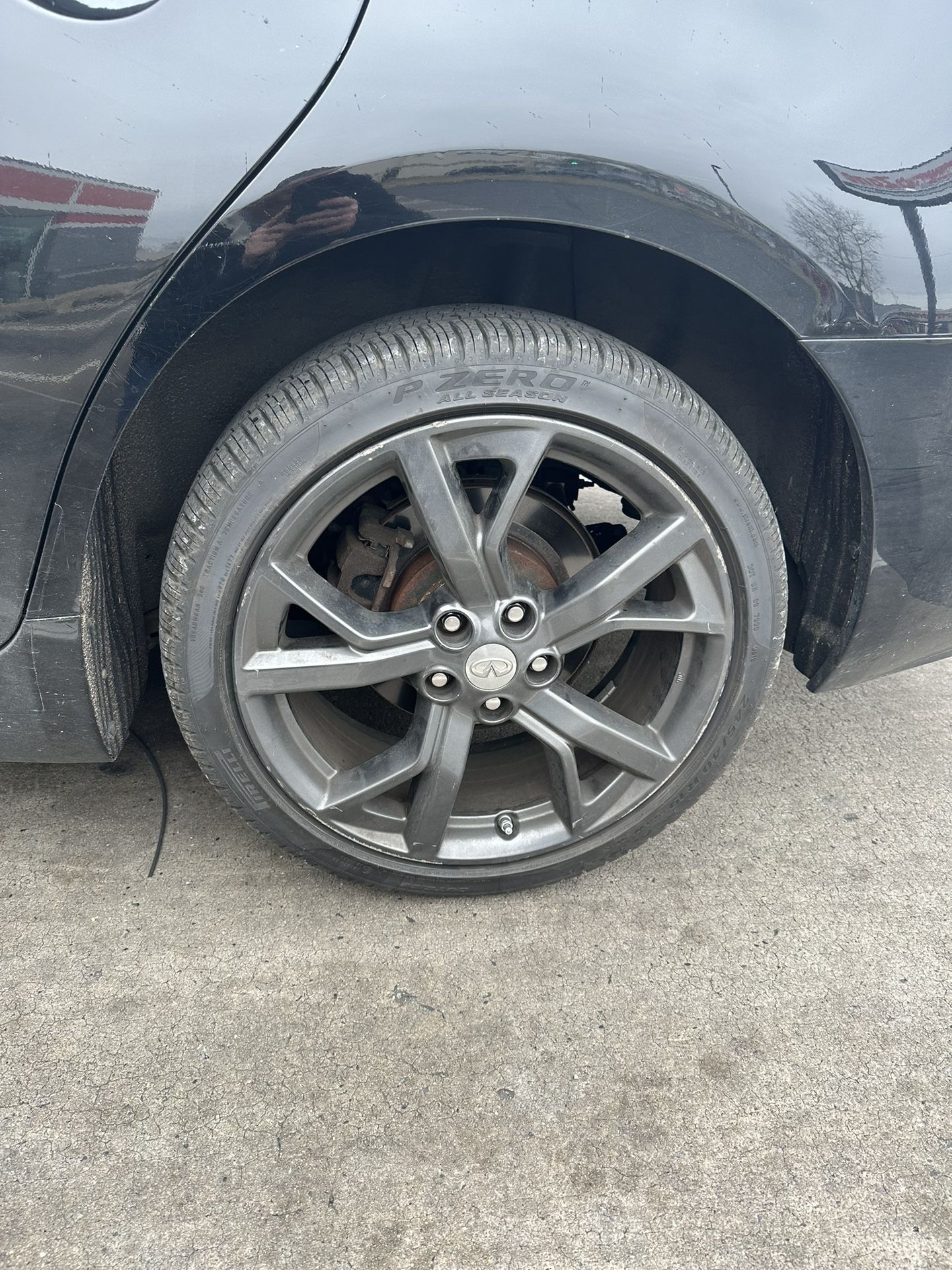 19inch Nissan Maxima Rims With Pirelli Tires Almost New