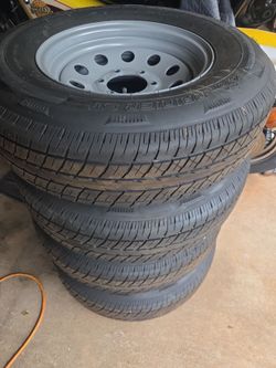 New trailer tires and rims