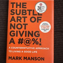 Self-Help/Motivational Book (The Subtle Art Of Not Giving A F)