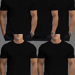 5 Piece of Blank TShirt For Men or women
