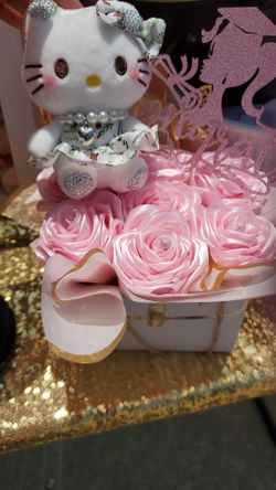 Hello Kitty Forever Rose Graduation  Arrangements 