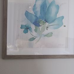 Blue Glass Wall art