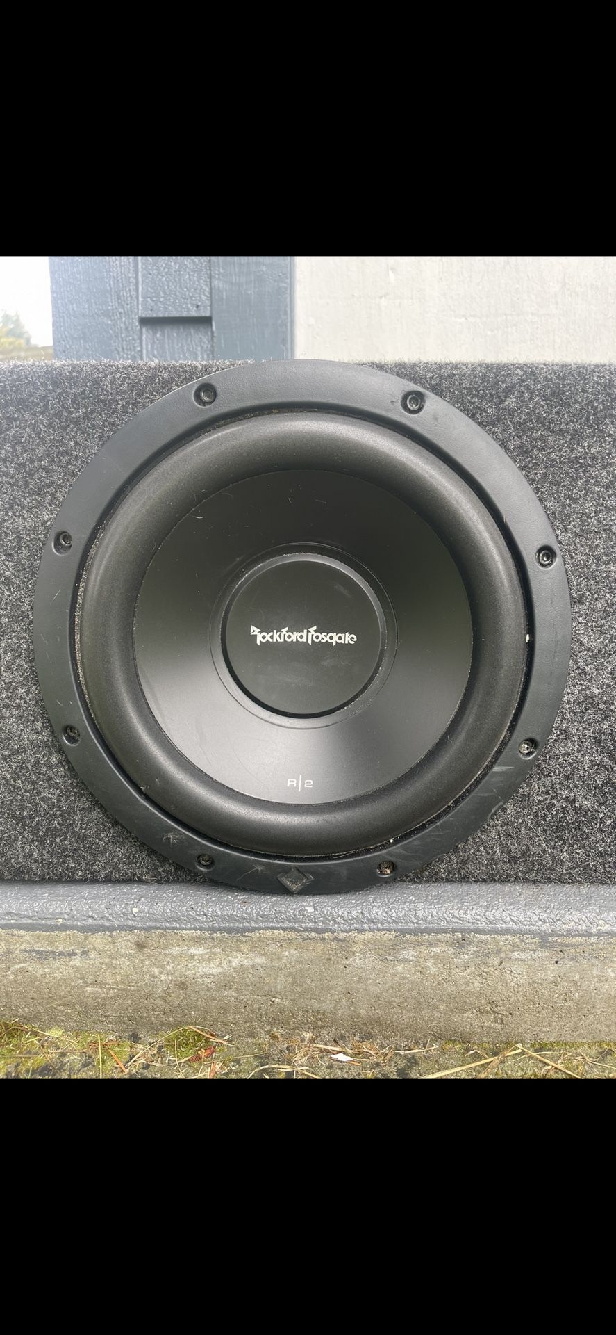 Rockford Fosgate Dual 10 Inch Subwoofer Vented Box