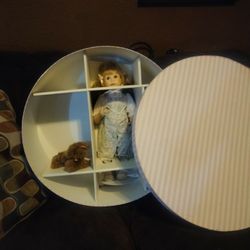 Porcelain Doll w Box