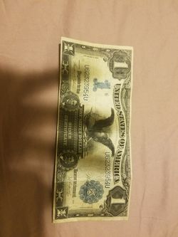 Collectors Alert!!!!! 1899 oversized black eagle silver note dollar