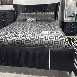 New In Box King Bed Frame +Mattress (Read Description Below)