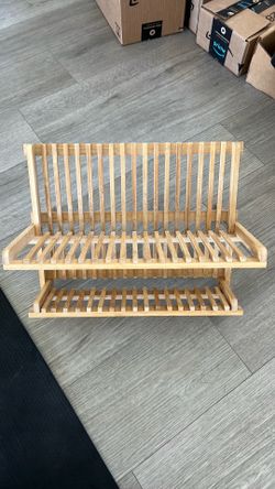🍽️ Brightroom™ Bamboo Dish Drying Rack