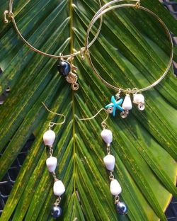 Bangle and earring set