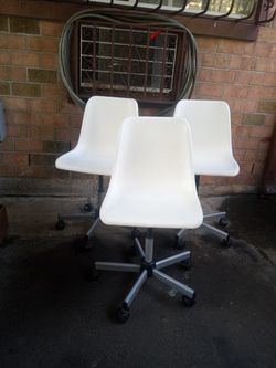 3 IKEA Rolling Chairs Made In Italy