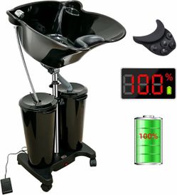 Portable Salon Shampoo Bowl with Battery