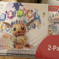 Pokemon Prismatic Evolution 2 Pack Bundle 