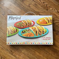 Brand New Panini 4pc Fiesta Plate Set