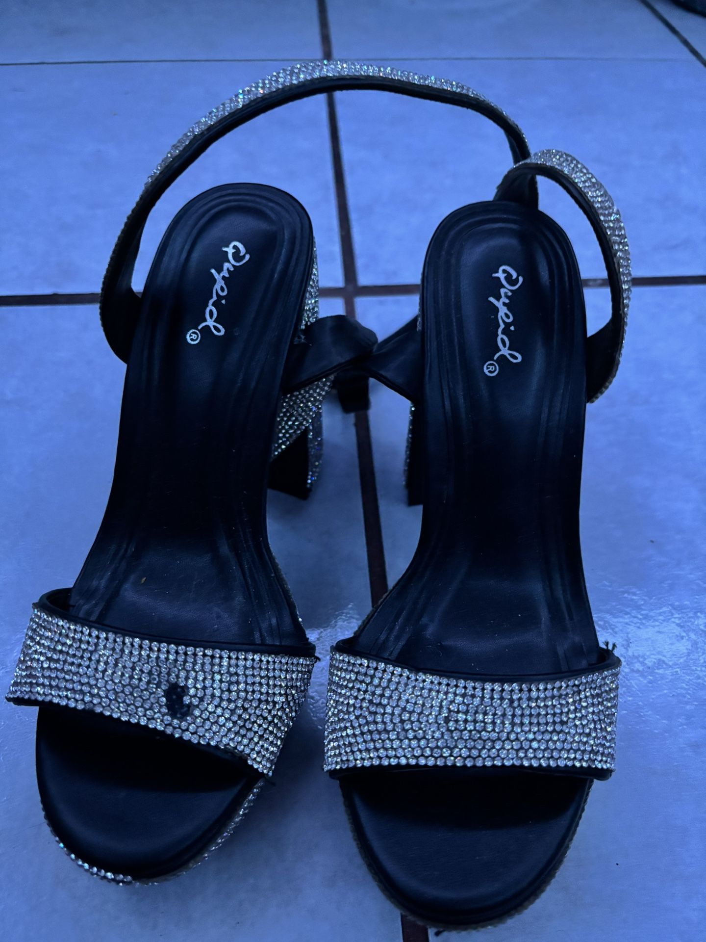 Rhinestone Heels