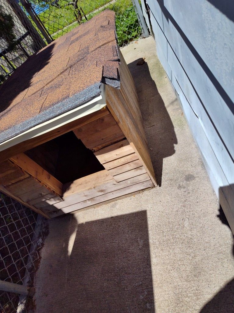 Wooden Doghouse