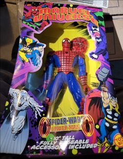 NEW 1998 TOYBIZ MARVEL UNIVERSE 10 INCH SPIDERMAN ACTION FIGURE