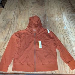 Time & Tru Zip-Up Hoodie  Woman Size L 12-14