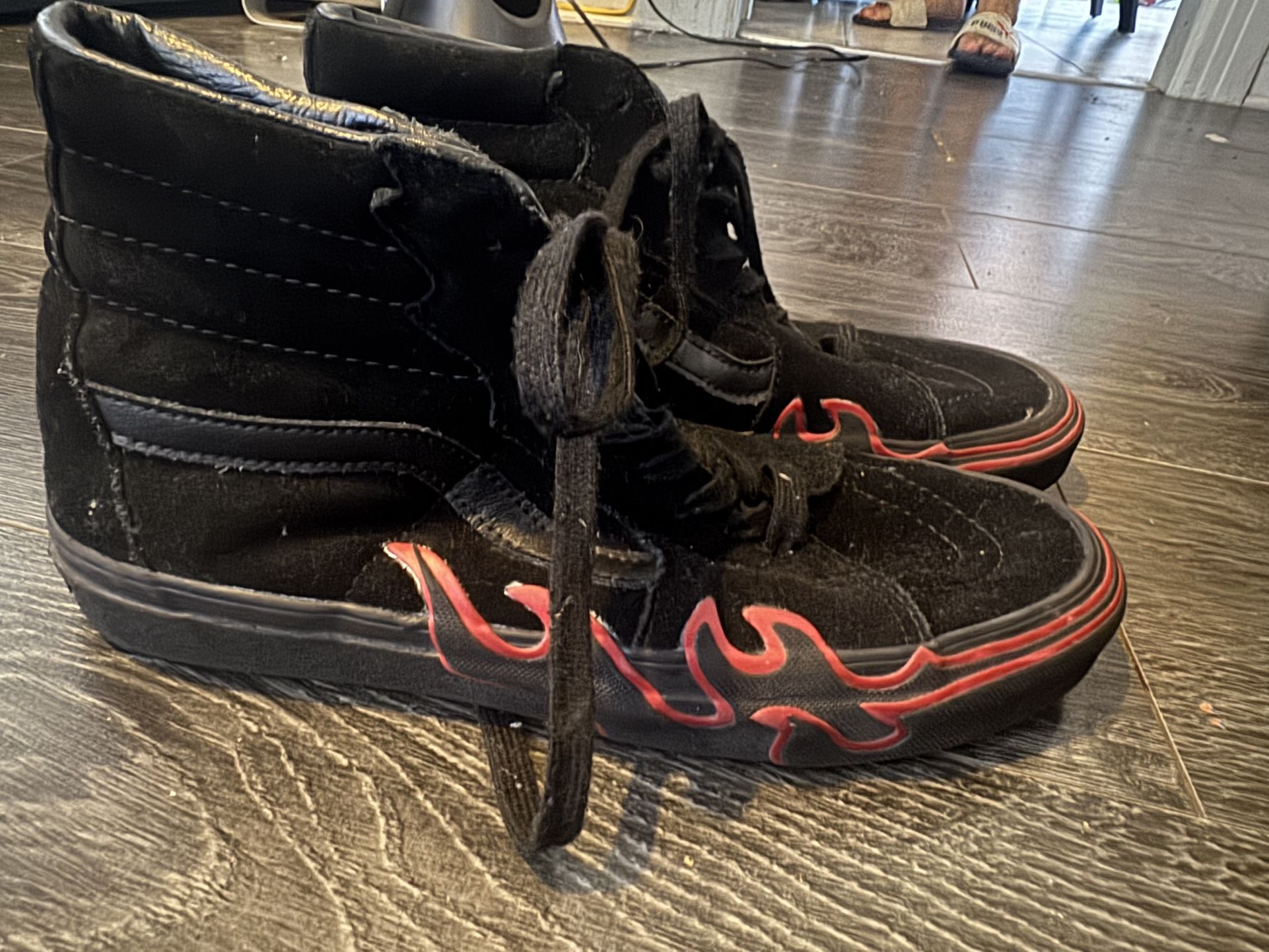 Vans SK8-Hi Flame Suede Black