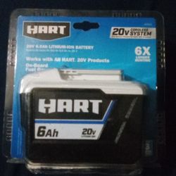 Hart Battery 6ah 20v