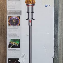 Dyson - V15 Detect Extra Cordless Vacuum with 10 accessories - Yellow/Nickel