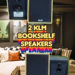 2 KLM Speakers