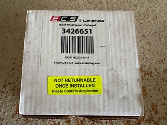 ECS Tuning Wheel Spacer Pair - 15mm - 66.6mm CB - 5x112