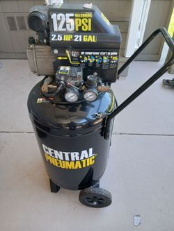 21 gal Central pneumatic compressor
