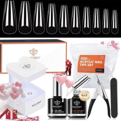 Modelones Acrylic Nail Tips Kit Brand New