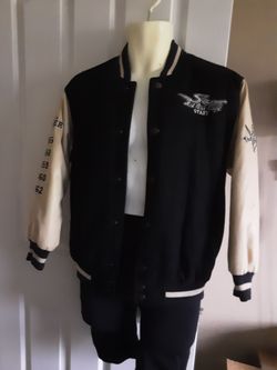 Vintage, original Steve and Barry's " hot rod cafe" varsity Jacket free local pick up