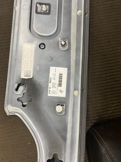 09 TO 15 BMW REAR TRUNK LID PLATE PANEL TRIME