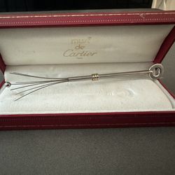 Rare Cartier Santos Champagne Swizzle Stick, Paris, 1989