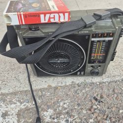 1970 General Electric Loud Mouth 2 8 Track Played With AM/FM Receiver And Speaker