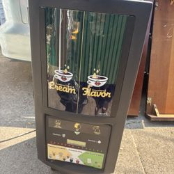 2 Commercial Coffee And Cream Dispenser Machines
