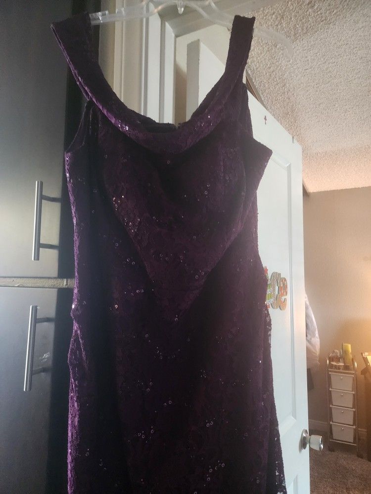 Purple Evening Dress