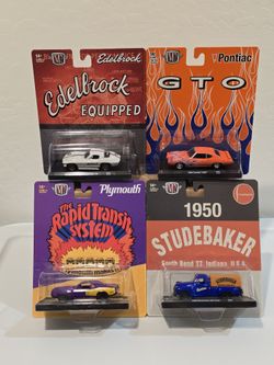 M2 Machines 1/64 Lot Of 4 Diecast 