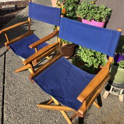 Vintage Set of Director Chairs