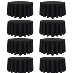Round Tablecloth 120 in (8 Pack) 