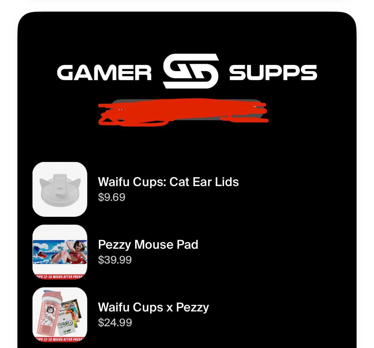 Gamersupps Pezzy Mouse Pad And Cup Preorder