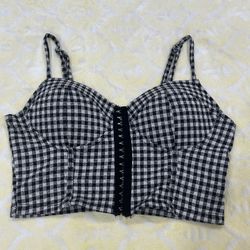 Black & White Checkered Top 