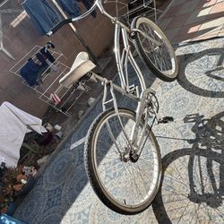 Beach Bicycle Needs New Tires/bicicleta Necesita Nuevas Llantas
