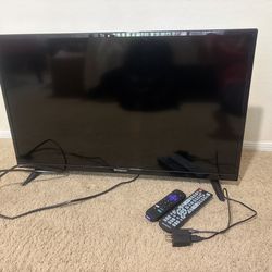 32” Westinghouse TV w/ remote plus Roku