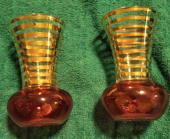 Vintage Small Glass Vases