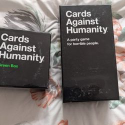 Cards Against Humanity With Green Box Expansion