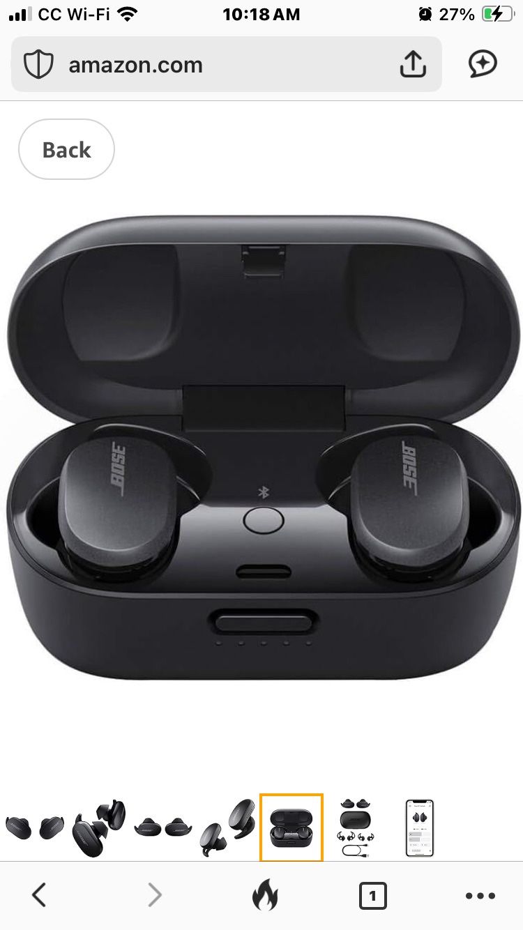 Bose QuiteComfort Noise Canceling Earbuds