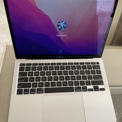 2020/21 Macbook Air 1.1Ghz i3 8GB 256GB Silver