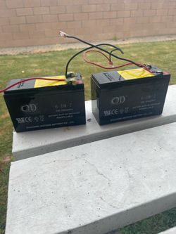 (2) 12v 7ah